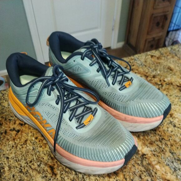HOKA ONE ONE Bondi 7 Women's Cushioned Running Shoes Size 9.5 - Picture 1 of 12